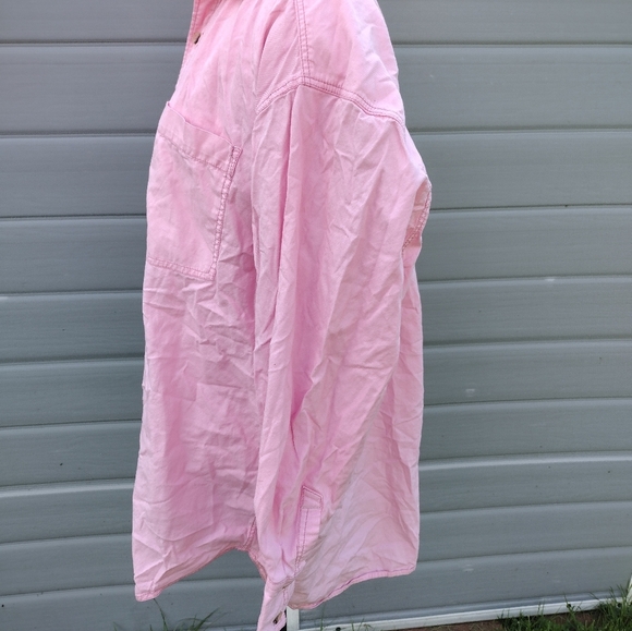 Free People We The Free Freddie Shirt Button Down Oversized Pink Size XS - Picture 5 of 12